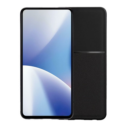 Gigapack Redmi Note 14 Pro 5G GIGAPACK Szilikon telefonvédő ütésállóság, csíkos, FEKETE