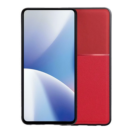 Gigapack Redmi Note 14 Pro 5G GIGAPACK Szilikon telefonvédő ütésállóság, csíkos, PIROS