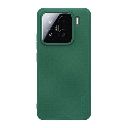 NILLKIN Xiaomi 15 NILLKIN SUPER FROSTED PRO műanyag telefonvédő ütésállóság, érdes felület, SÖTÉTZÖLD