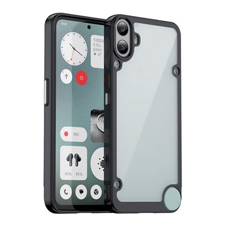 gigapack Nothing CMF Phone 1 GIGAPACK Szilikon telefonvédő ütésállóság, átlátszó hátlap, FEKETE