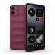gigapack Nothing CMF Phone 1 GIGAPACK Szilikon telefonvédő ütésállóság, 3D, BORDÓ