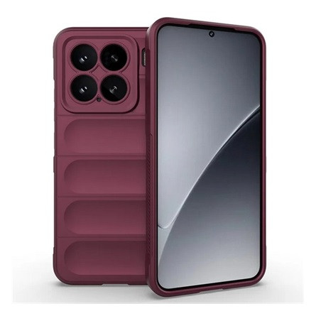 gigapack Xiaomi 15 GIGAPACK Szilikon telefonvédő ütésállóság, 3D, BORDÓ