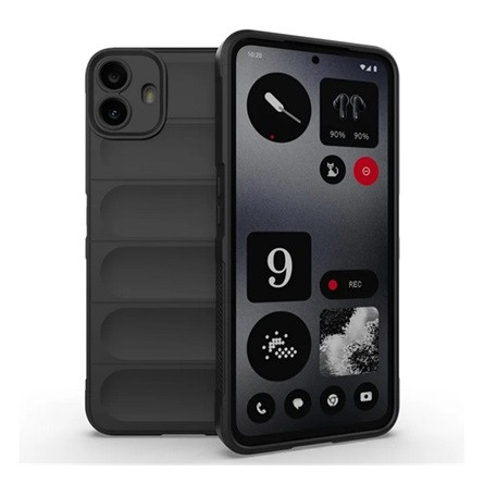 gigapack Nothing CMF Phone 1 GIGAPACK Szilikon telefonvédő ütésállóság, 3D, FEKETE
