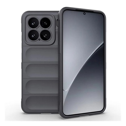 gigapack Xiaomi 15 GIGAPACK Szilikon telefonvédő ütésállóság, 3D, SÖTÉTSZÜRKE