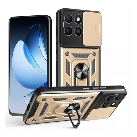 gigapack Honor X8c GIGAPACK Defender szilikon telefonvédő ütésállóság, kameravédő, ARANY