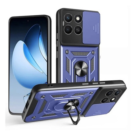gigapack Honor X8c GIGAPACK Defender szilikon telefonvédő ütésállóság, kameravédő, SÖTÉTKÉK