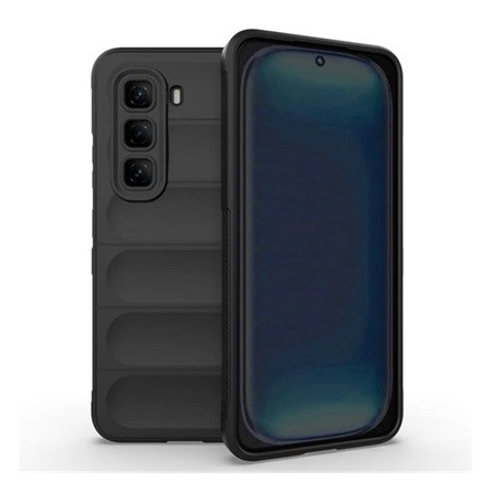 gigapack Infinix Hot 50 Pro 4G GIGAPACK Szilikon telefonvédő ütésállóság, 3D, FEKETE