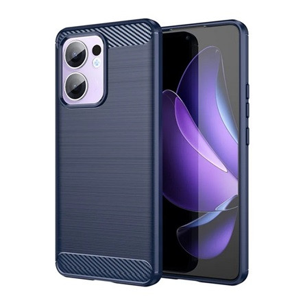 gigapack Oppo Reno 13 F 5G GIGAPACK Szilikon telefonvédő ütésállóság, karbon minta, SÖTÉTKÉK