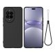 gigapack Huawei Nova 13 Pro GIGAPACK Szilikon telefonvédő matt, prémium + kézpánt, FEKETE