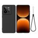 gigapack Realme GT 7 Pro 5G GIGAPACK Szilikon telefonvédő matt, prémium + kézpánt, FEKETE
