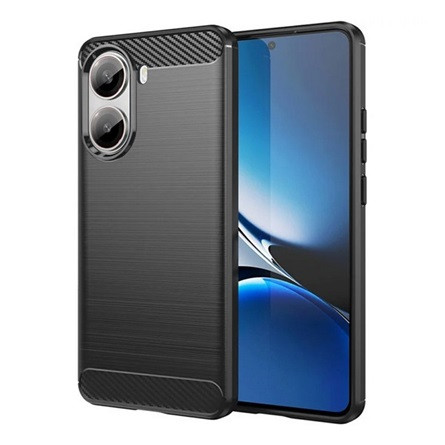 gigapack Xiaomi Poco X7 Pro GIGAPACK Szilikon telefonvédő ütésállóság, karbon minta, FEKETE