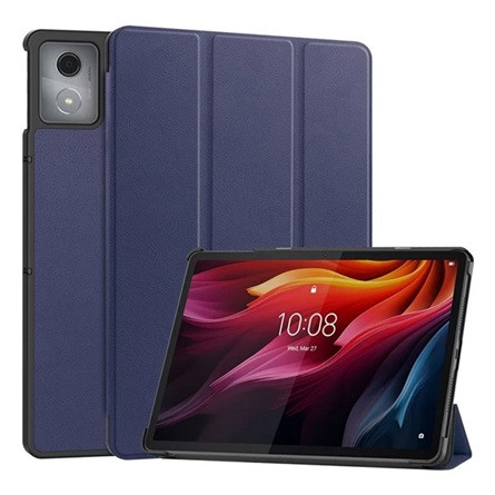 gigapack Lenovo Tab K11 Plus GIGAPACK Tok álló, bőr hatású aktív FLIP, asztali tartó, SÖTÉTKÉK