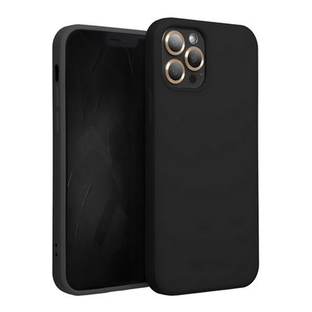 ROAR iPhone 16e ROAR SPACE szilikon telefonvédő matt, prémium, FEKETE