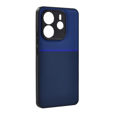 gigapack Redmi Note 14 4G GIGAPACK Szilikon telefonvédő ütésállóság, csíkos, SÖTÉTKÉK