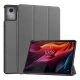 gigapack Lenovo Tab K11 Plus GIGAPACK Tok álló, bőr hatású aktív FLIP, asztali tartó, SÖTÉTSZÜRKE