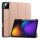 gigapack Xiaomi Pad 7 Pro GIGAPACK Tok álló, bőr hatású aktív FLIP, ceruza tartó, ROZÉARANY