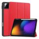 gigapack Xiaomi Pad 7 Pro GIGAPACK Tok álló, bőr hatású aktív FLIP, ceruza tartó, PIROS
