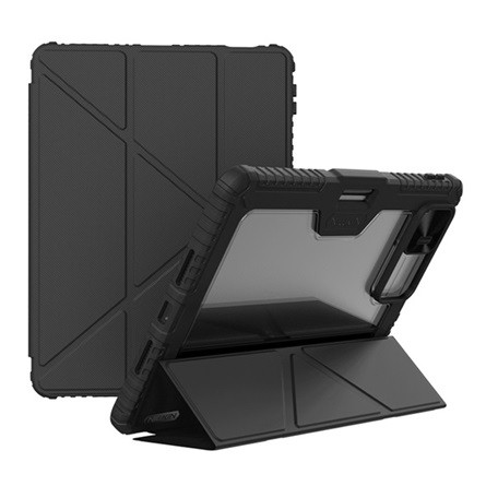 NILLKIN Xiaomi Pad 7 Pro NILLKIN BUMPER PRO szilikon telefonvédő aktív FLIP, asztali tartó, FEKETE