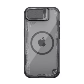   NILLKIN iPhone 16e NILLKIN ICEBLADE PROP szilikon telefonvédő ütésállóság, MagSafe, FEKETE