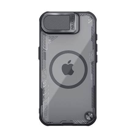 NILLKIN iPhone 16e NILLKIN ICEBLADE PROP szilikon telefonvédő ütésállóság, MagSafe, FEKETE