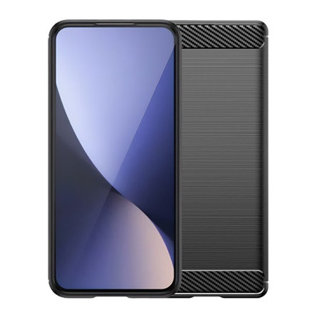gigapack Honor 400 Lite GIGAPACK Szilikon telefonvédő ütésállóság, karbon minta, FEKETE