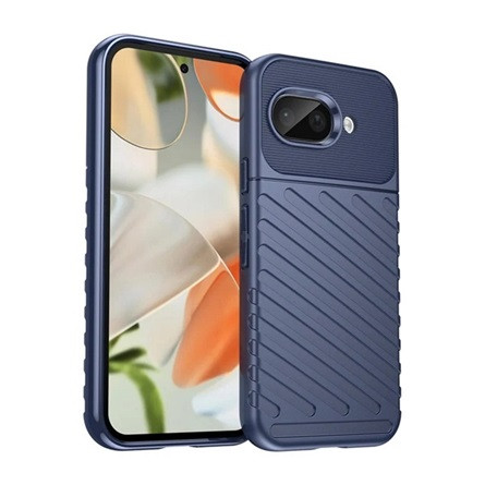 gigapack Google Pixel 9a GIGAPACK Szilikon telefonvédő ütésállóság, dombor minta, SÖTÉTKÉK