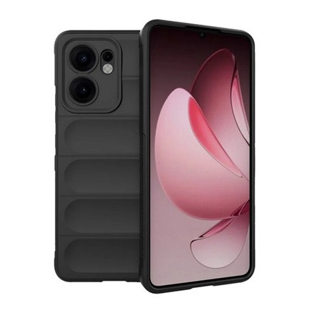 gigapack Oppo Reno 13 F 5G GIGAPACK Szilikon telefonvédő ütésállóság, 3D, FEKETE
