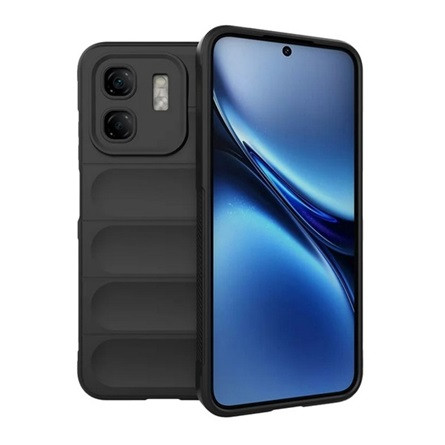 gigapack Infinix Hot 50i 4G GIGAPACK Szilikon telefonvédő ütésállóság, 3D, FEKETE