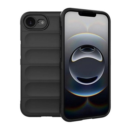 gigapack iPhone 16e GIGAPACK Szilikon telefonvédő ütésállóság, 3D, FEKETE
