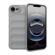 gigapack iPhone 16e GIGAPACK Szilikon telefonvédő ütésállóság, 3D, VILÁGOSSZÜRKE