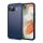 gigapack Google Pixel 9a GIGAPACK Szilikon telefonvédő ütésállóság, karbon minta, SÖTÉTKÉK