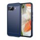 gigapack Google Pixel 9a GIGAPACK Szilikon telefonvédő ütésállóság, karbon minta, SÖTÉTKÉK