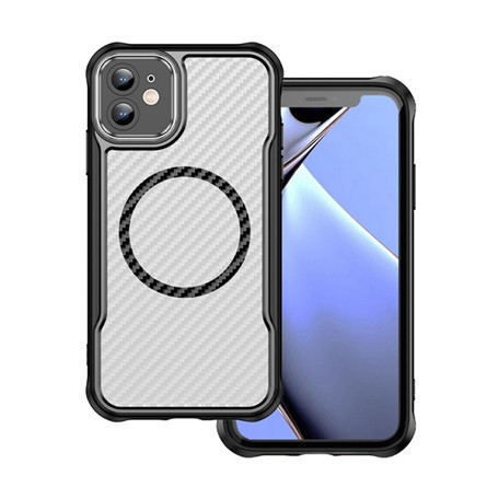 gigapack iPhone 11 GIGAPACK Szilikon telefonvédő ütésállóság, MagSafe, FEKETE