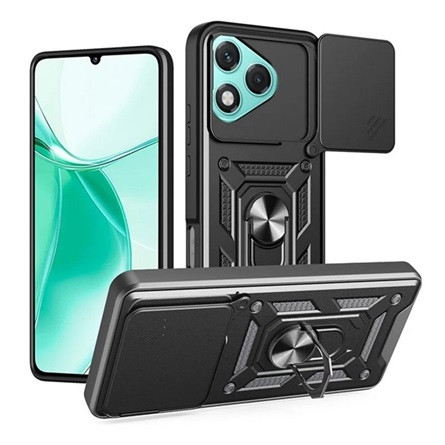 gigapack Honor 400 Lite GIGAPACK Defender szilikon telefonvédő ütésállóság, kameravédő, FEKETE