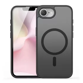   DUX DUCIS iPhone 16e DUX DUCIS YIND szilikon telefonvédő ütésállóság, MagSafe, FEKETE