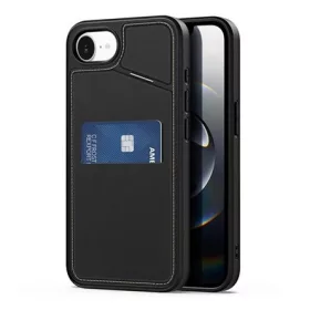   DUX DUCIS iPhone 16e DUX DUCIS RAFI II MAG szilikon telefonvédő kitámasztó, MagSafe, FEKETE