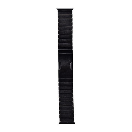 DEVIA Apple Watch Series 5 44mm DEVIA ELEGANT LINK pótszíj egyedi méret, állítható, FEKETE