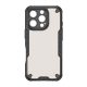 gigapack iPhone 15 Pro GIGAPACK Defender szilikon telefonvédő ütésállóság, kameravédő, FEKETE