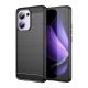 gigapack Oppo Reno 13 FS GIGAPACK Szilikon telefonvédő ütésállóság, karbon minta, FEKETE