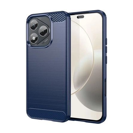 gigapack Honor 400 Lite GIGAPACK Szilikon telefonvédő ütésállóság, karbon minta, SÖTÉTKÉK