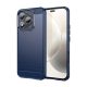 gigapack Honor 400 Lite GIGAPACK Szilikon telefonvédő ütésállóság, karbon minta, SÖTÉTKÉK