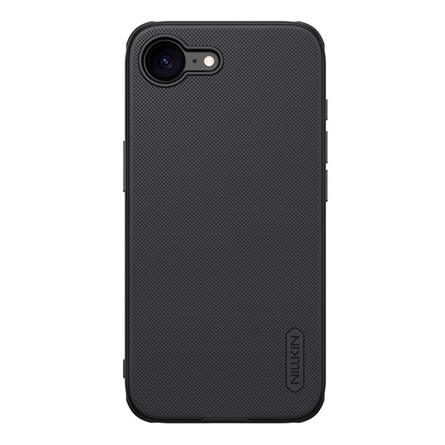 NILLKIN iPhone 16e NILLKIN SUPER FROSTED PRO MAGNETIC műanyag telefonvédő mágneses, gumírozott, FEKETE