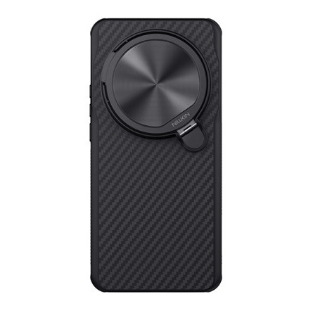 NILLKIN Xiaomi 15 Ultra NILLKIN CARBOPROP szilikon telefonvédő ütésállóság, karbon minta, FEKETE
