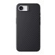 NILLKIN iPhone 16e NILLKIN SYNTHETIC FIBER PRO műanyag telefonvédő aramid bevonat, MagSafe, FEKETE
