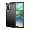 gigapack Redmi A5 4G GIGAPACK Szilikon telefonvédő ütésállóság, karbon minta, FEKETE