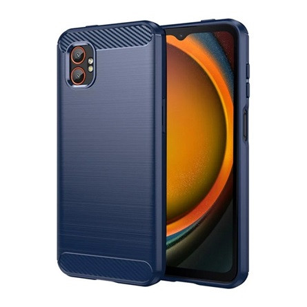 gigapack Samsung Xcover 7 Pro GIGAPACK Szilikon telefonvédő ütésállóság, karbon minta, SÖTÉTKÉK