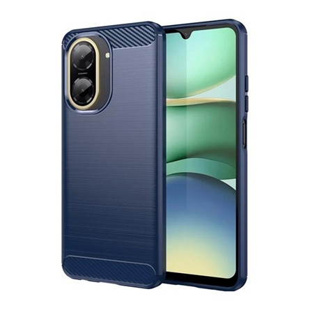 gigapack Redmi A5 4G GIGAPACK Szilikon telefonvédő ütésállóság, karbon minta, SÖTÉTKÉK