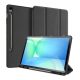 DUX DUCIS Samsung Tab S10 FE Plus WIFI DUX DUCIS DOMO tok álló, bőr hatású aktív FLIP, ceruza tartó, FEKETE