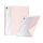 DUX DUCIS Samsung Tab S10 FE Plus WIFI DUX DUCIS MAGI ORIGAMI tok álló, bőr hatású aktív FLIP, ceruza tartó, RÓZSASZÍN