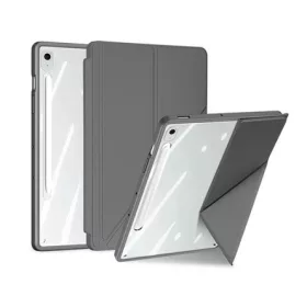   DUX DUCIS Samsung Tab S10 FE Plus WIFI DUX DUCIS MAGI ORIGAMI tok álló, bőr hatású aktív FLIP, ceruza tartó, SZÜRKE